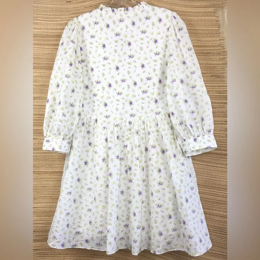 HYACINTH HOUSE Tuckernuck Sweet Floral Amelia Mini Dress Size XS